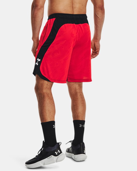 Men's UA Heatwave Hoops Shorts, Red, pdpMainDesktop image number 1